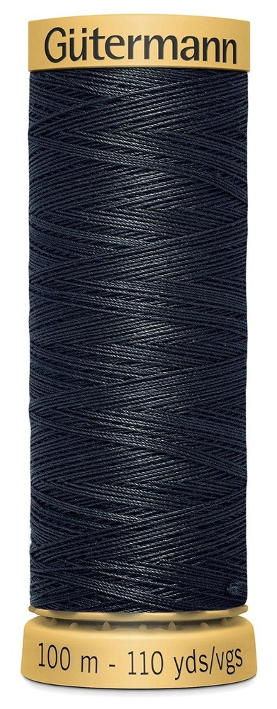 Natural Cotton Thread 110yd Almost Black
