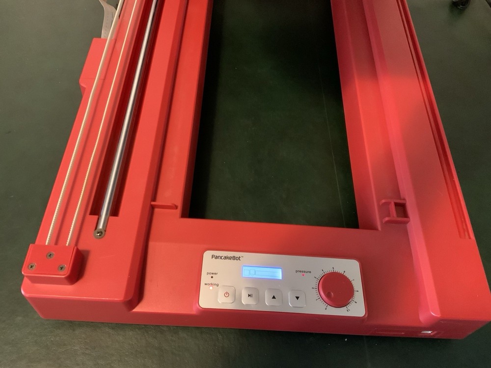 PancakeBot 1.0 Pancake Printer 3d Red WITH GRIDDLE PNKBP01RD