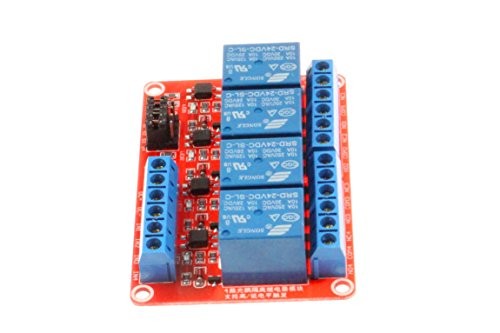 NOYITO 4 Channel Relay Module High Low Level Trigger with 4-Channel 24V