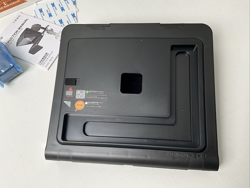 LENSGO TC7 II 7.9" Portable Teleprompter Reader Tablet/Phone/Camera OPENED BOX