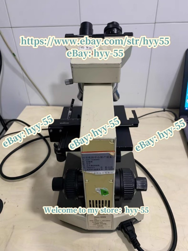 1PCS Olympus CH2 microscope has three lenses, EA40/4/EA10,-/55