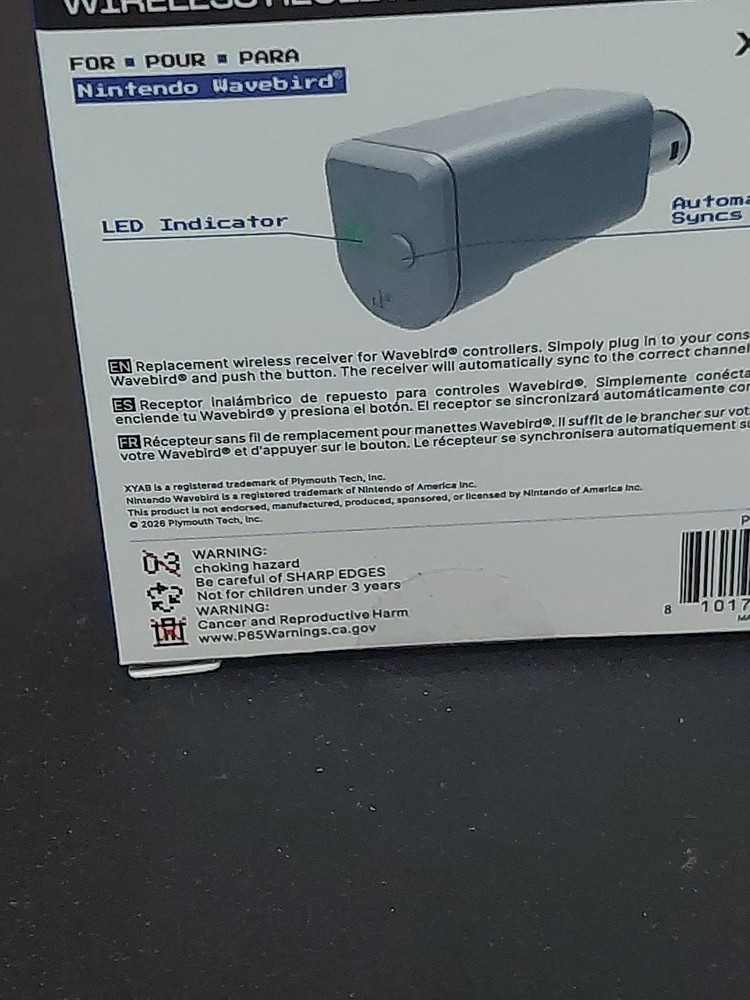 Nintendo GameCube - Wireless Receiver for WaveBird Controllers - New