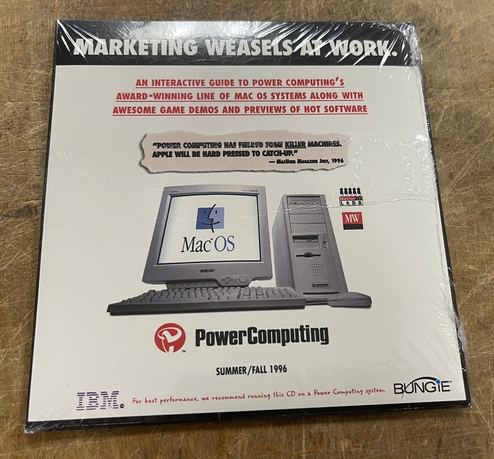 POWER COMPUTING PowerTowerPro 225MHz Marketing CD SUMMER/FALL 1996