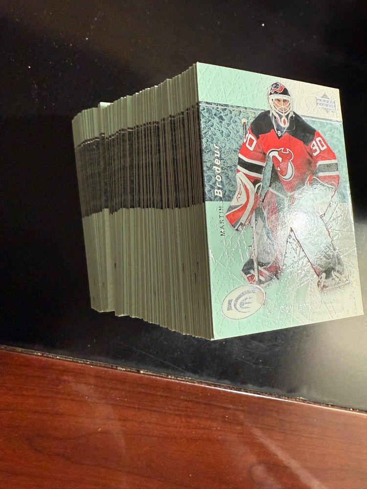 2007-08 UPPER DECK ICE COMPLETE SET 1-100 EX