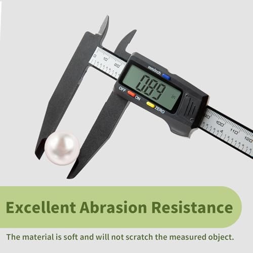 Digital Caliper 0-8" Measuring Tool, Micrometer Caliper with Auto 8" Plastic