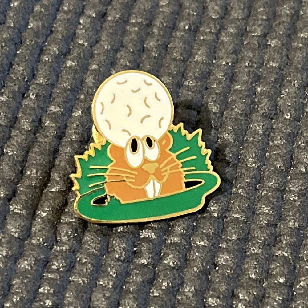 Golf Gopher lapel pin 5920