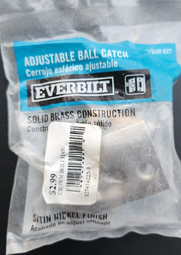 Everbilt Satin Nickel Adjustable Latch Ball Catch