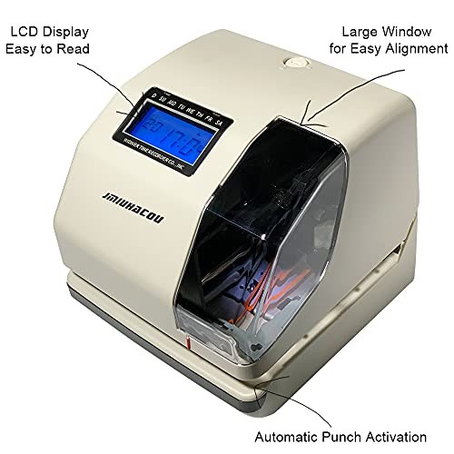 T4U Digital Time Stamp,Electronic Time Clock and Document Stamp,Multifunction