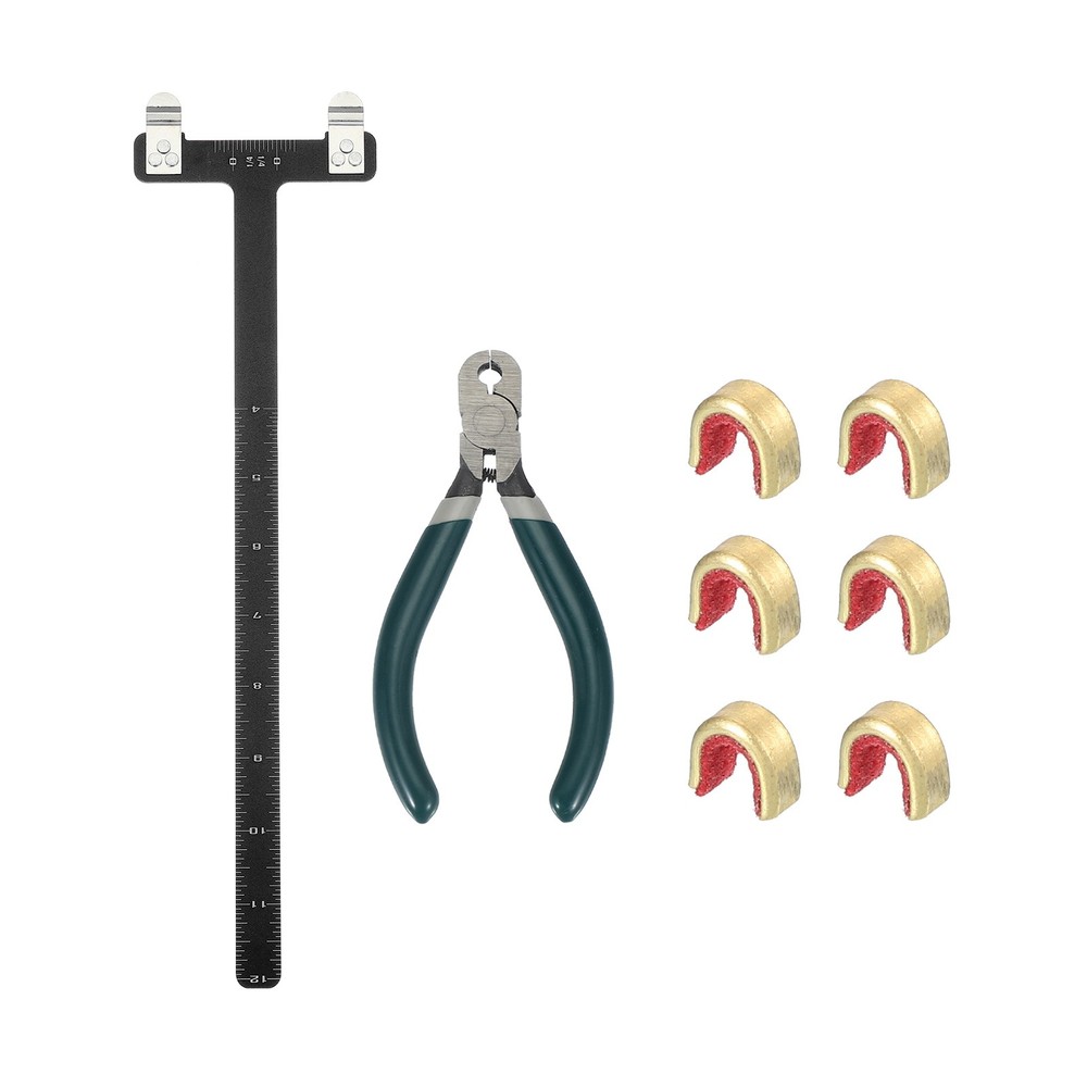 Archery Bow Square 33x9mm for Recurve Compound Bowstring Archery Kit Black