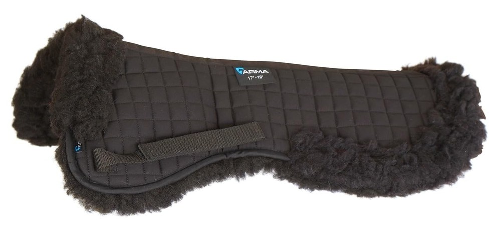 Shires ARMA Acrilan Lined Saddle Pad White, Small