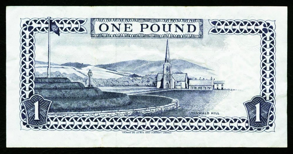 ISLAND MAN. 1 Pound 1991. 40b