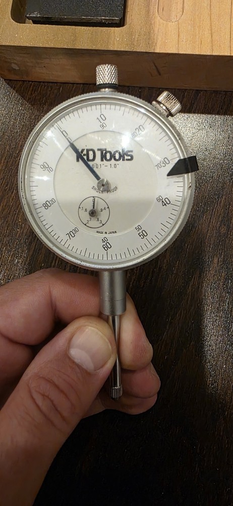Vintage Kendrick & Davis Dial Indicator Set .001" 0"-1" w/Box Precision Tool