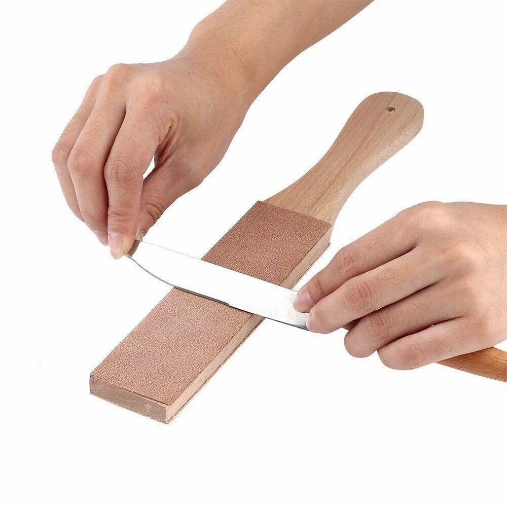 3PC Straight Razor's Leather Strop Polishing Buffing Compound Sharpening Paste