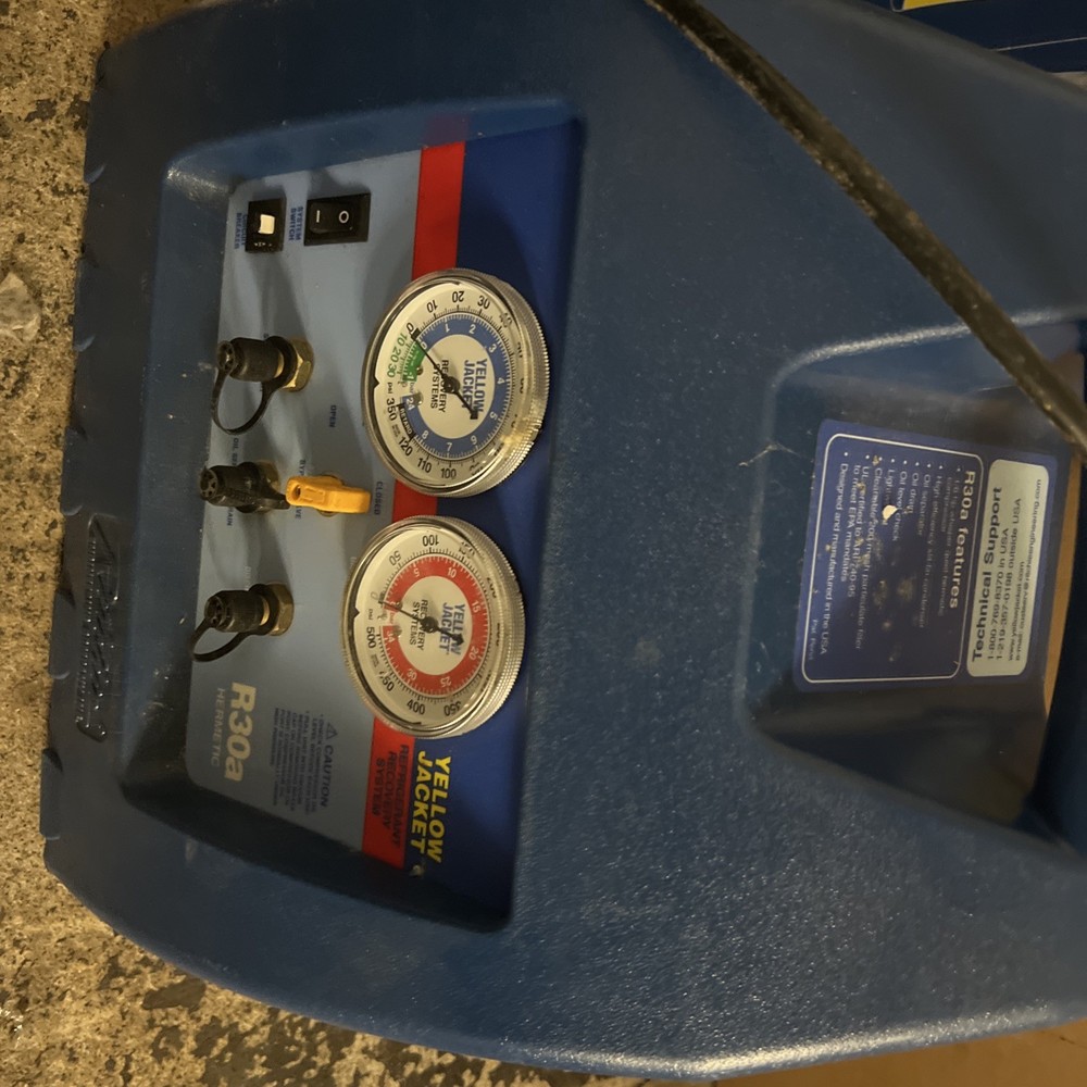 yellow jacket R30a  recovery machine