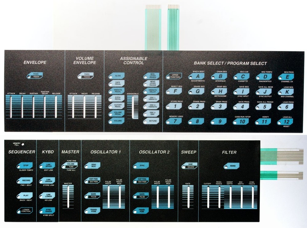 Chroma Polaris membrane switch panels