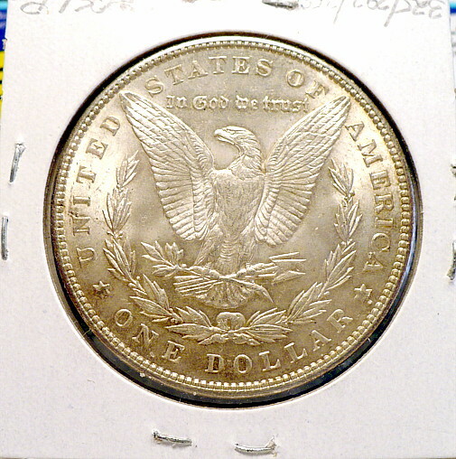 1889-P MORGAN SILVER DOLLAR GEM+ BU/MS, BETTER DATE, NICE+ ORIGINAL, SHARP, C309