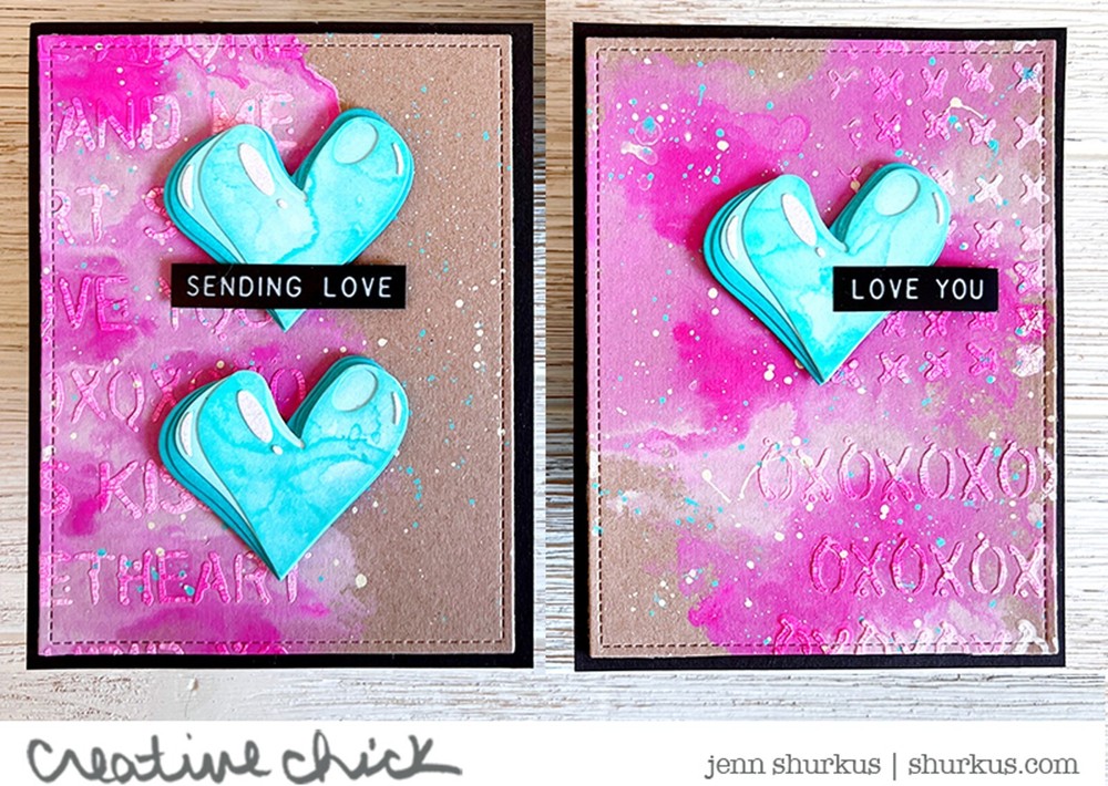 Sizzix Thinlits Lovestruck Colorize 16pc set #665852 Retail $34.99 Tim Holtz