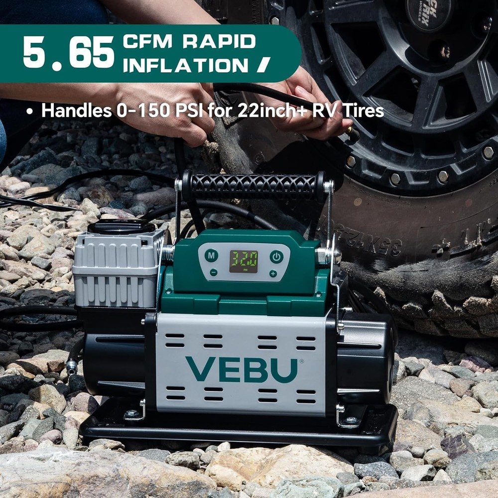 12V 150PSI RV Air Compressor Auto