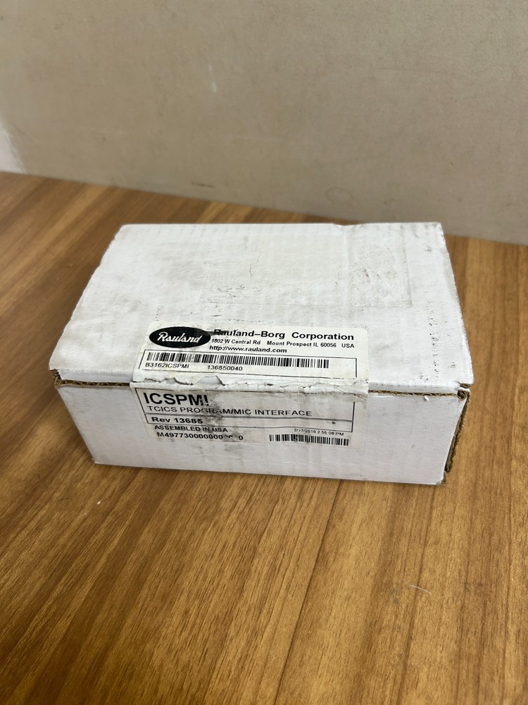 Rauland-Borg ICSPMI TCICS PROGRAM/MIC INTERFACE