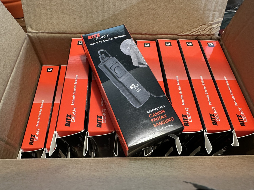 116 PCS! Ritz Gear Univ Wireless Remote Control & Remote Shutter Release BULK