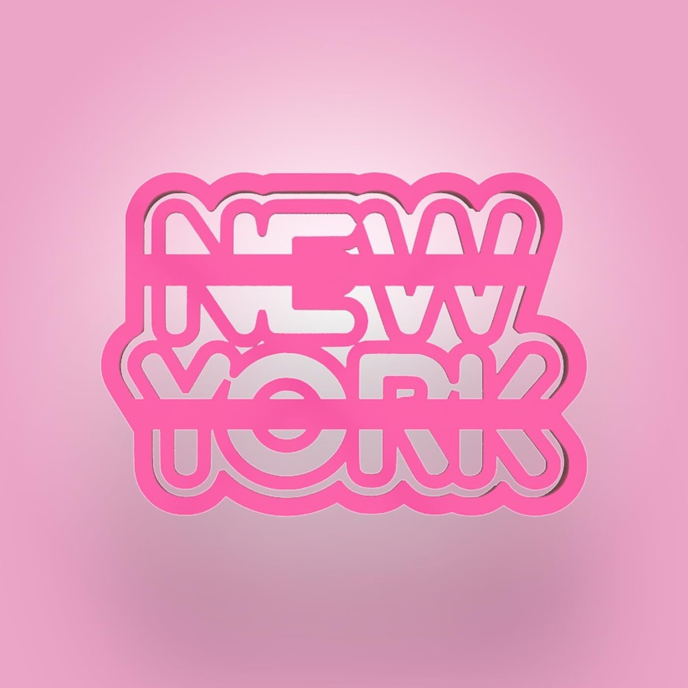 New York Word Cookie Cutter