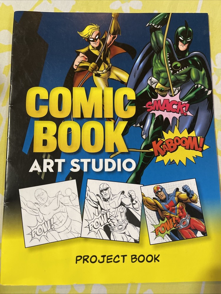 COMIC BOOK ART STUDIO KIT 32-Page Project Book, Book ONLY
