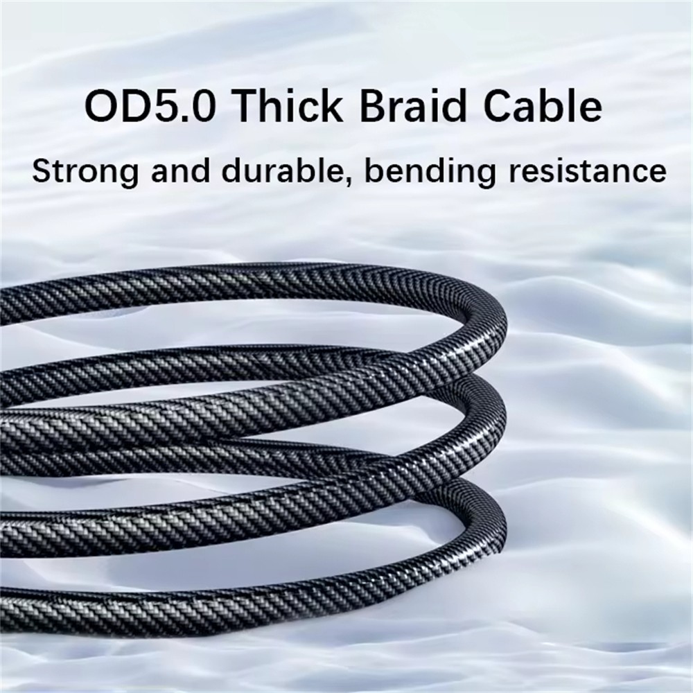 100W USB C charging cables with LED display screen, USB C=C-C，