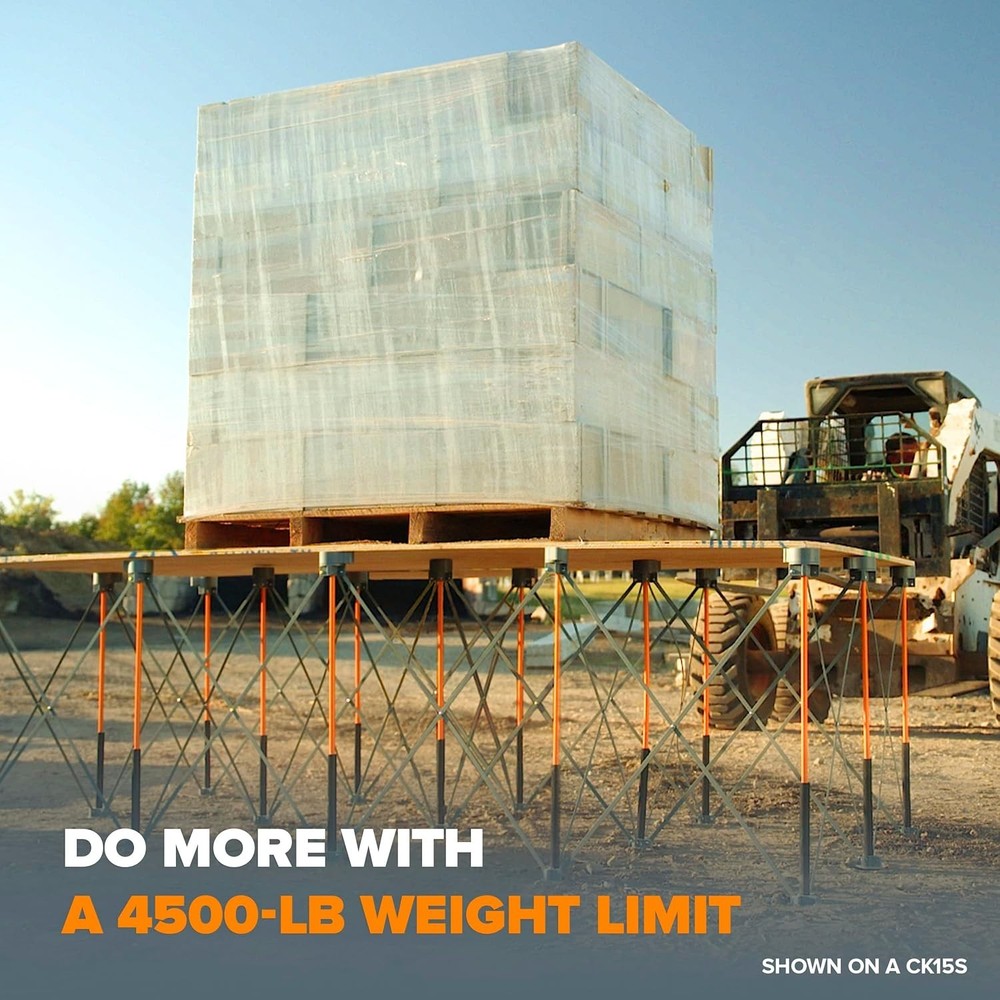 Portable Workbench Folding Work Table 4500lb Capacity, 4ft x 6ft BORA Centipede