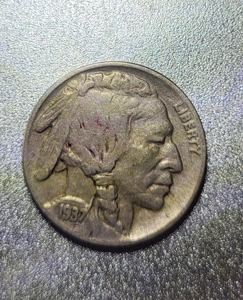 1937 Buffalo Nickel Free Shipping