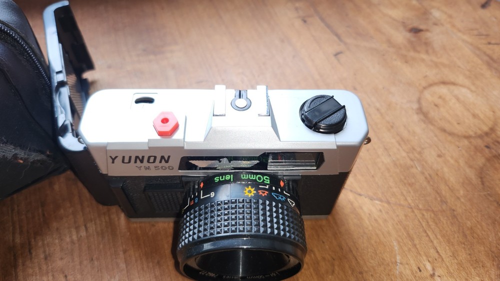 Vintage Yunon YN 500 35mm Camera, Untested, with Case