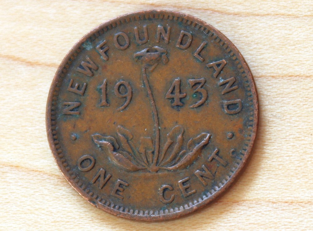 1943 Newfoundland 1 Cent