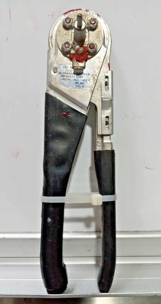 Buchanan 11210 / MS3191-A Ratchet Hand Crimp Tool