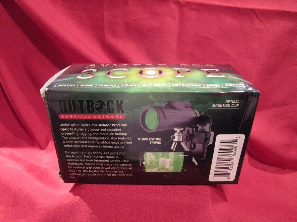 Outback Survival Network Aviator Pro Scope, NIB