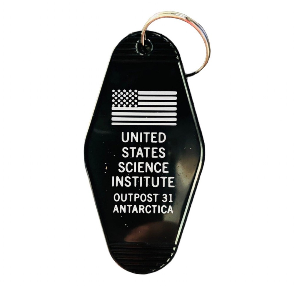 THE THING US Science Antarctica Inspired Keytag.