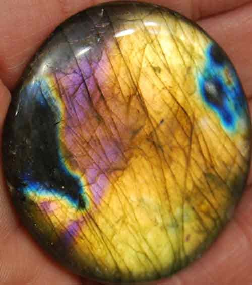 Labradorite Palm Stone #35