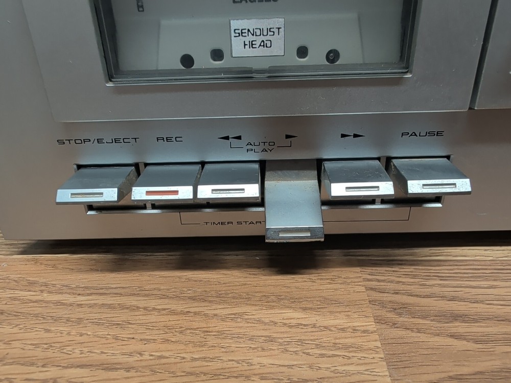 AKAI Stereo Cassette Deck CS-MO1A Working Condition READ