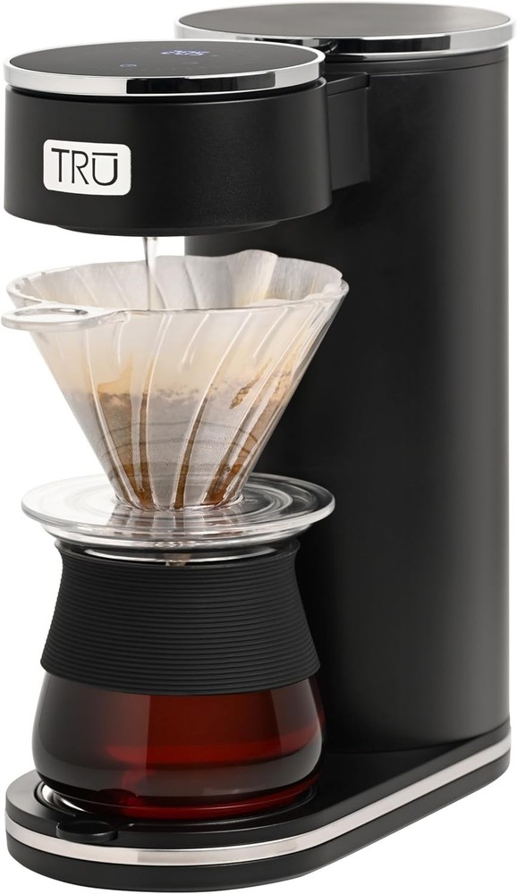 TRU Automatic Pour Over Coffee Maker with Digital Controls