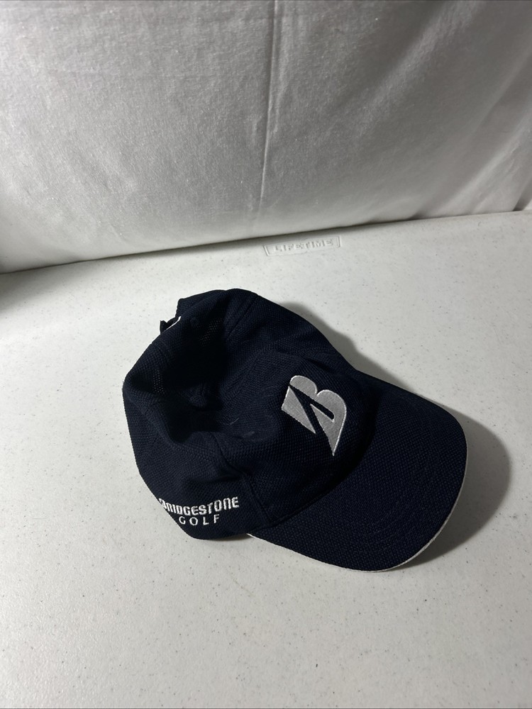 Bridgestone Golf Adjustable Strap Black Hat