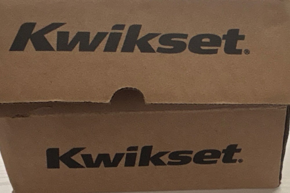 Kwikset Lock, Silver, unused, open box
