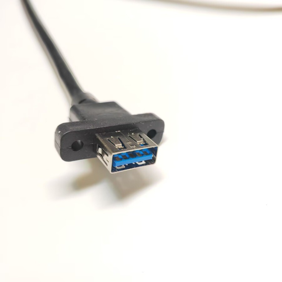 USB 3.0 Screws Host Case Panel Mount Mainboard Data Extension Cable 19Pin 83cm