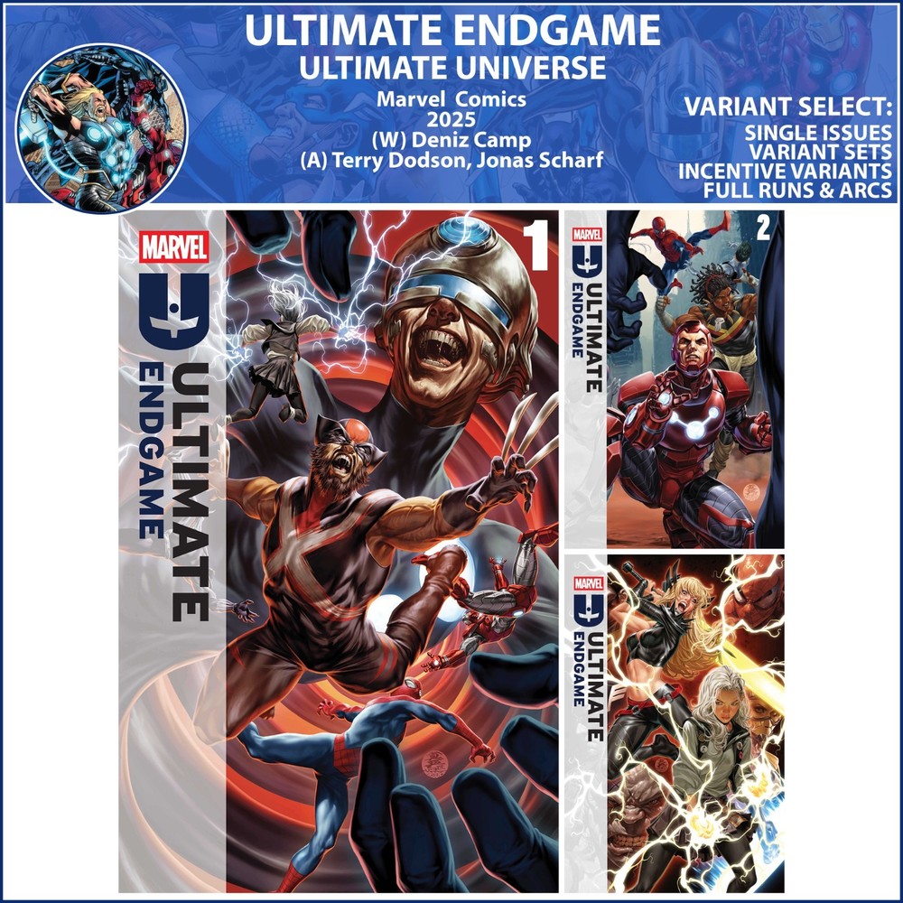 Ultimate Endgame (2025) #1 2 3 Marvel Comics COVER SELECT