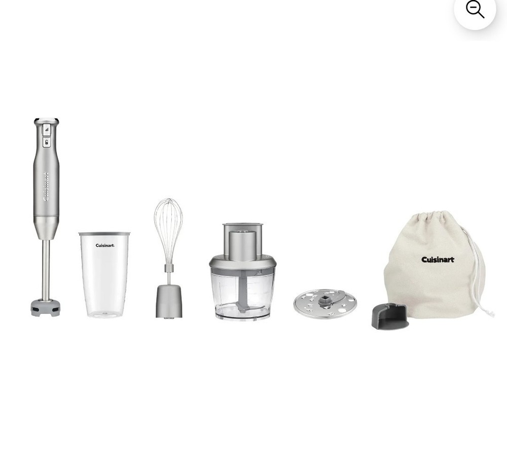 Cuisinart  Variable Speed Immersion Blender with Food Processor New