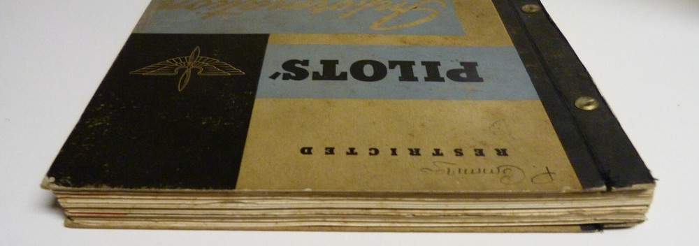 WWII WW2 Pilots' Information File - Named w Certificate