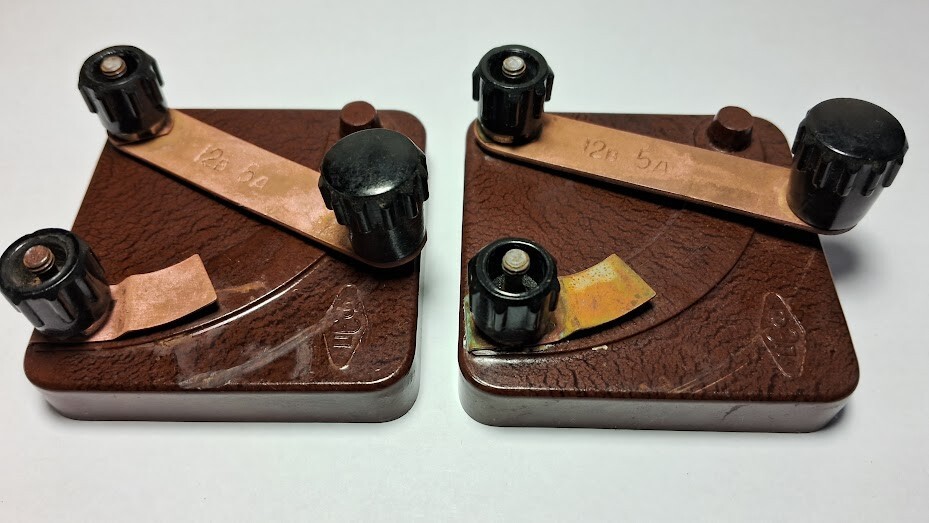 Vintage Soviet Switches Educational Physics Bakelite FEP Soviet USSR 60s