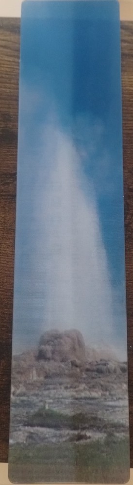 Old Faithful Lenticular Bookmark