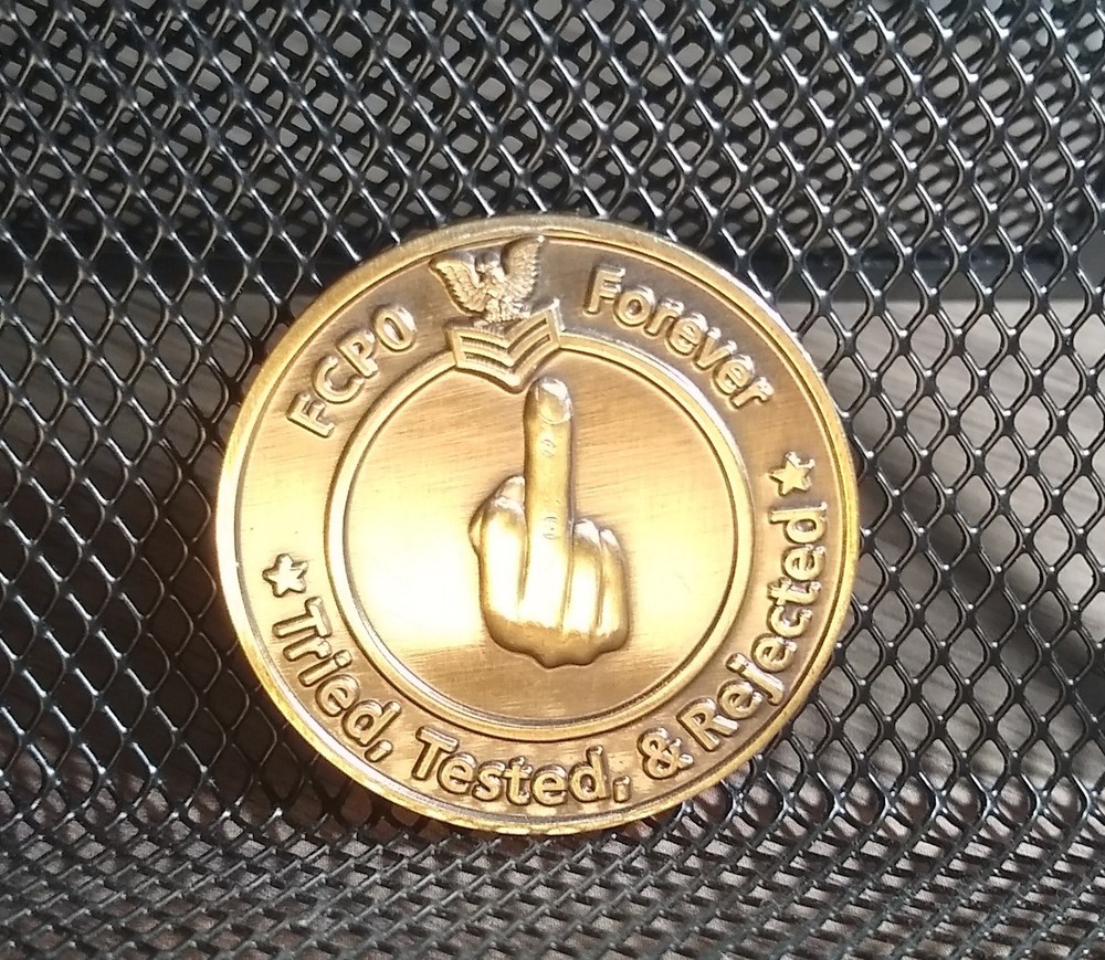 Non-Selectee Military Challenge Coins Navy