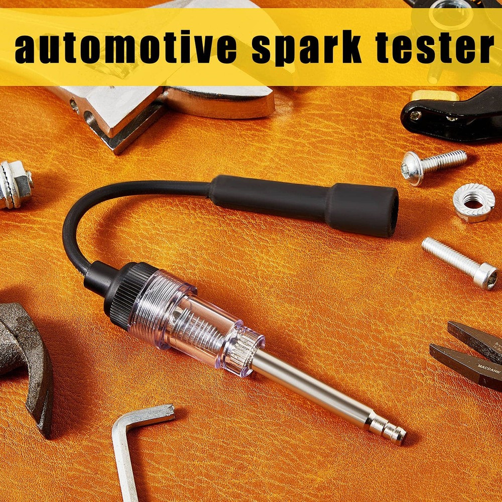 Inline Spark Plug Tester Engine Straight Boot Ignition Tester Light Lawnmower...
