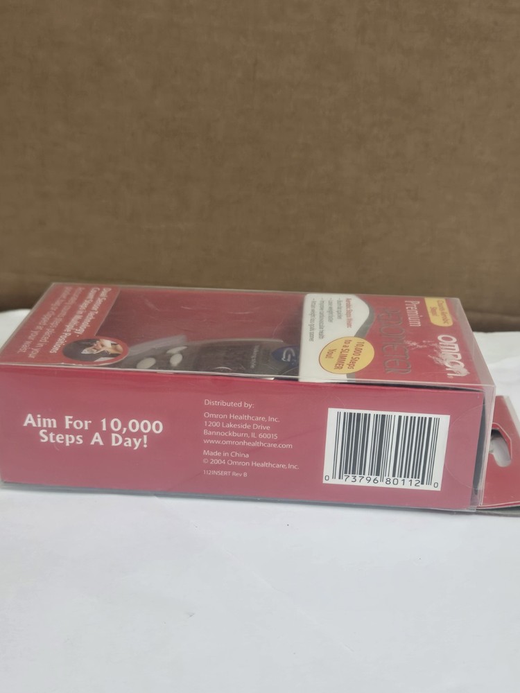 Omron Premium Pocket Pedometer Dual Sensor Tech SEALED 2004
