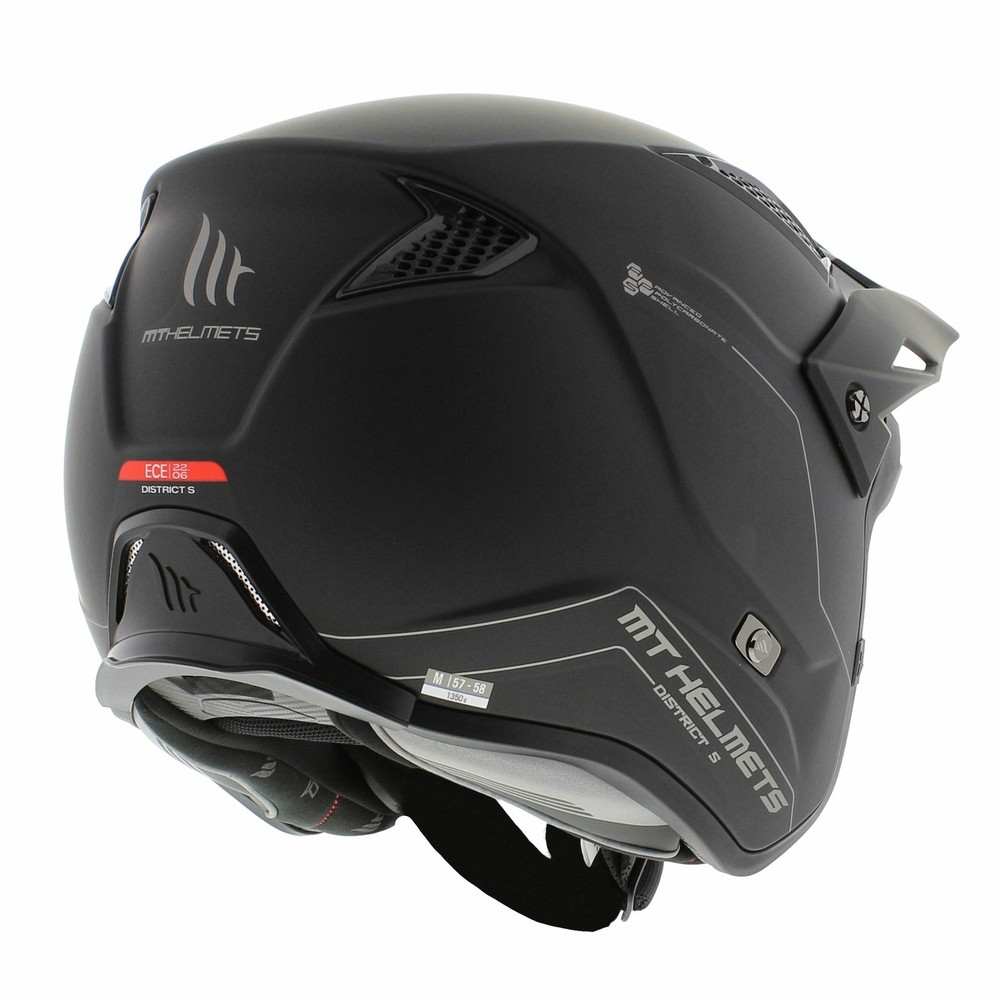 MT District S SV helmet matte black