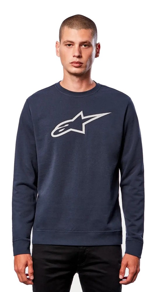 Alpinestars Ageless Mens Pullover Sweatshirt Navy/Gray